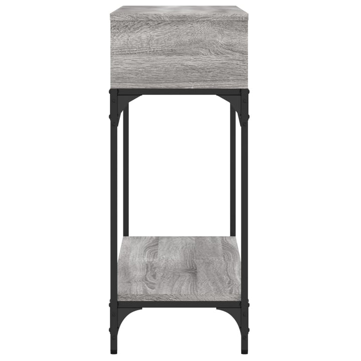Măsuță Consolă, Gri Sonoma, 100X30,5X75 Cm, Lemn Prelucrat
