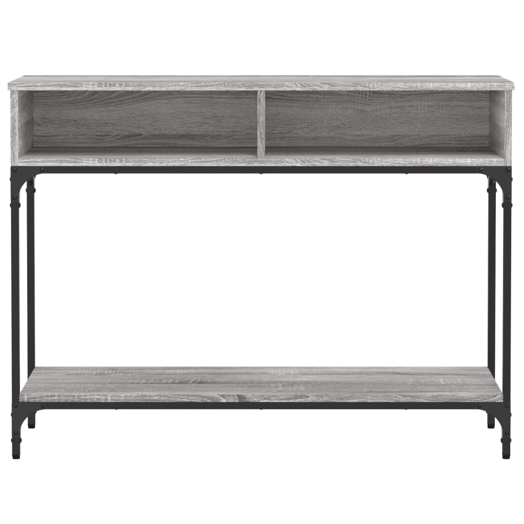 Măsuță Consolă, Gri Sonoma, 100X30,5X75 Cm, Lemn Prelucrat
