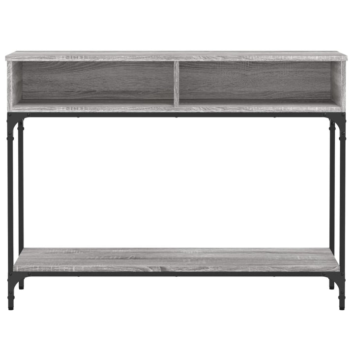 Măsuță Consolă, Gri Sonoma, 100X30,5X75 Cm, Lemn Prelucrat