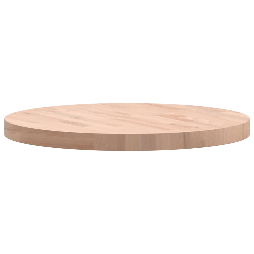 Blat De Masă Rotund, Ø, Lemn Masiv De Fag