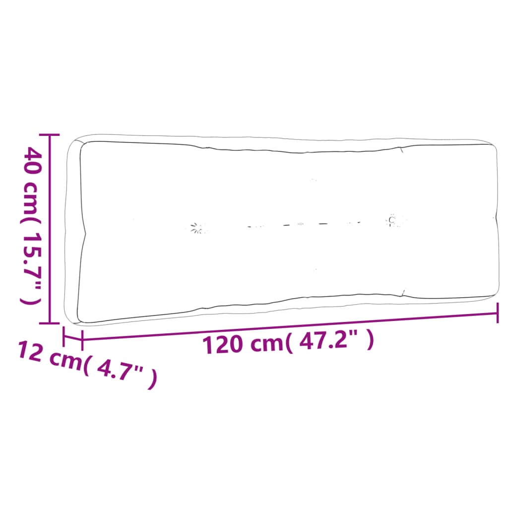 Perne De Paleți, 7 Buc., Model Cu Frunze, Material Textil