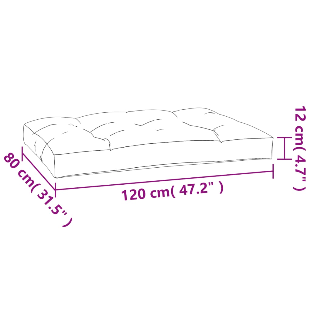 Perne De Paleți, 7 Buc., Model Cu Frunze, Material Textil