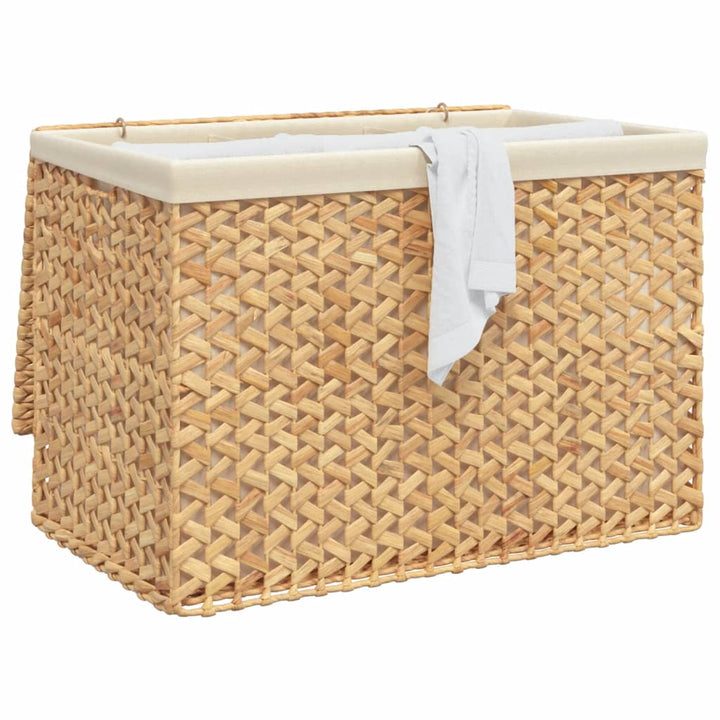 Coș De Rufe Cu 3 Secțiuni 75X42,5X52 Cm Zambilă De Apă