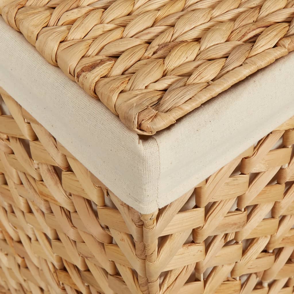 Coș De Rufe Cu 3 Secțiuni 75X42,5X52 Cm Zambilă De Apă