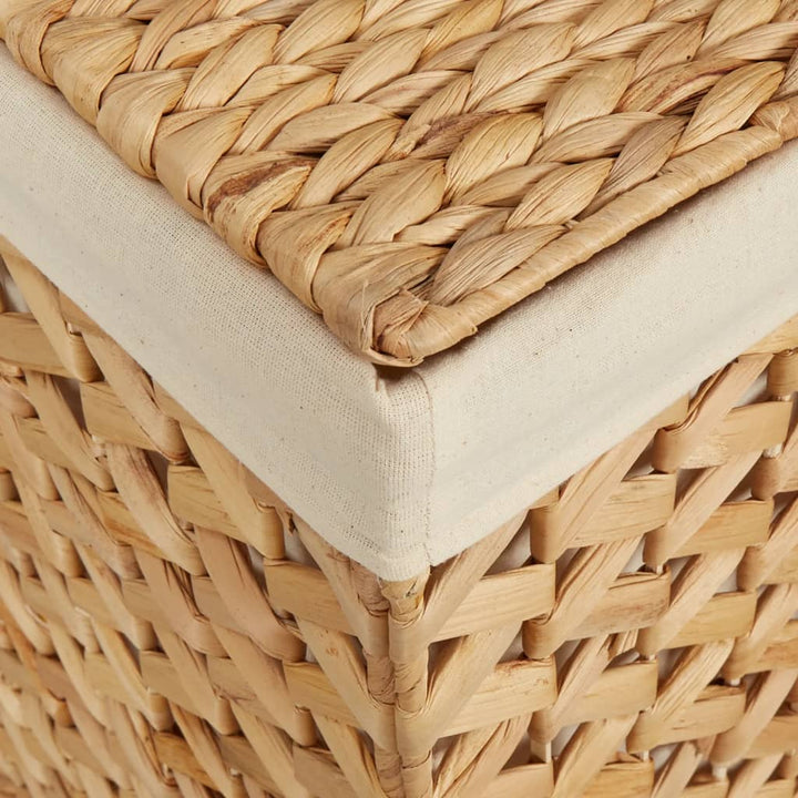 Coș De Rufe Cu 3 Secțiuni 75X42,5X52 Cm Zambilă De Apă