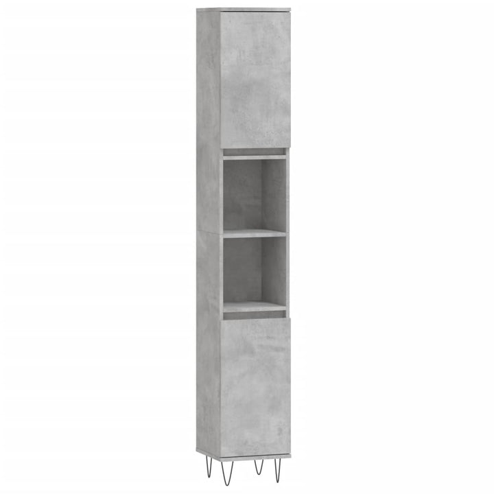 Set Mobilier De Baie, 3 Piese, , Lemn Compozit