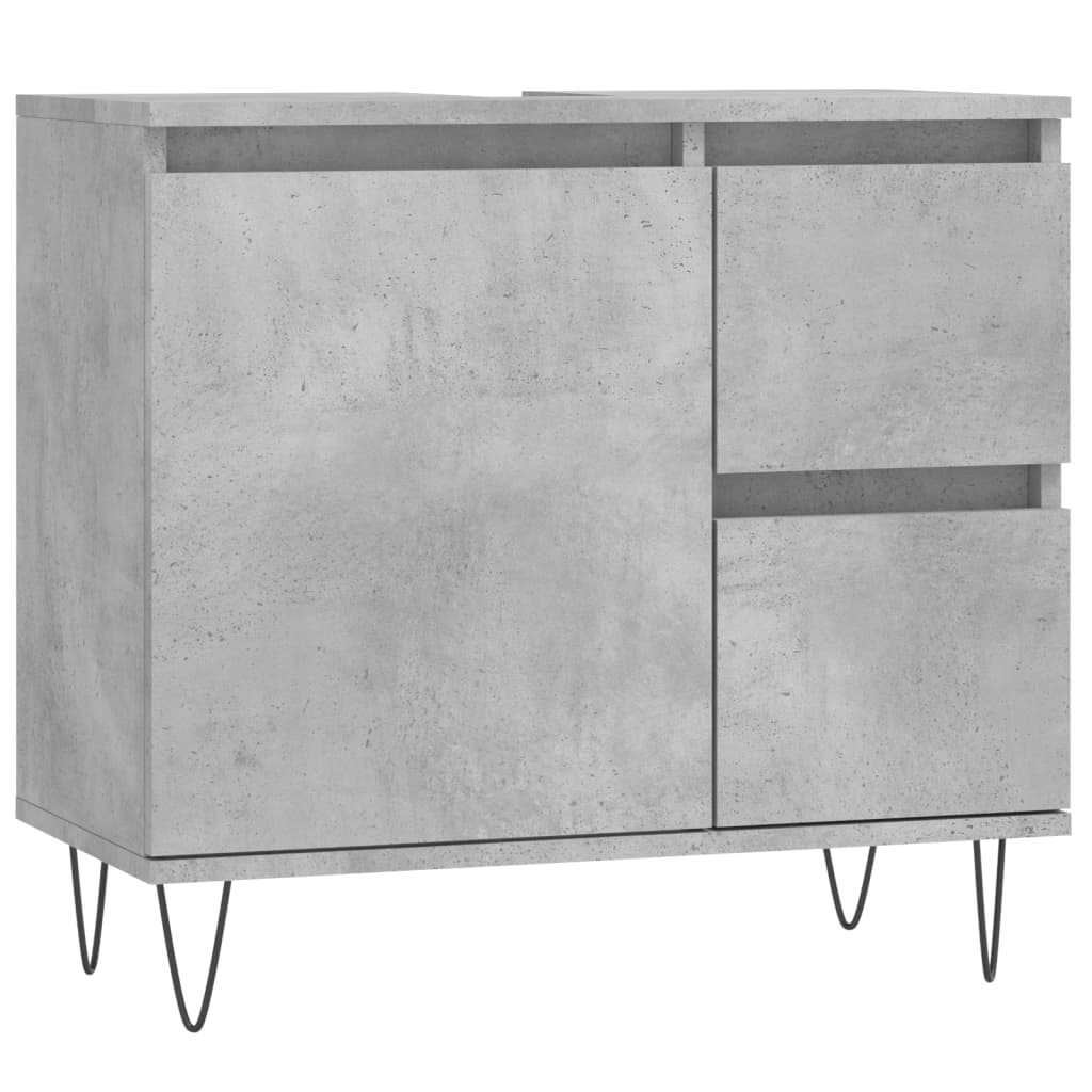 Set Mobilier De Baie, 3 Piese, , Lemn Compozit