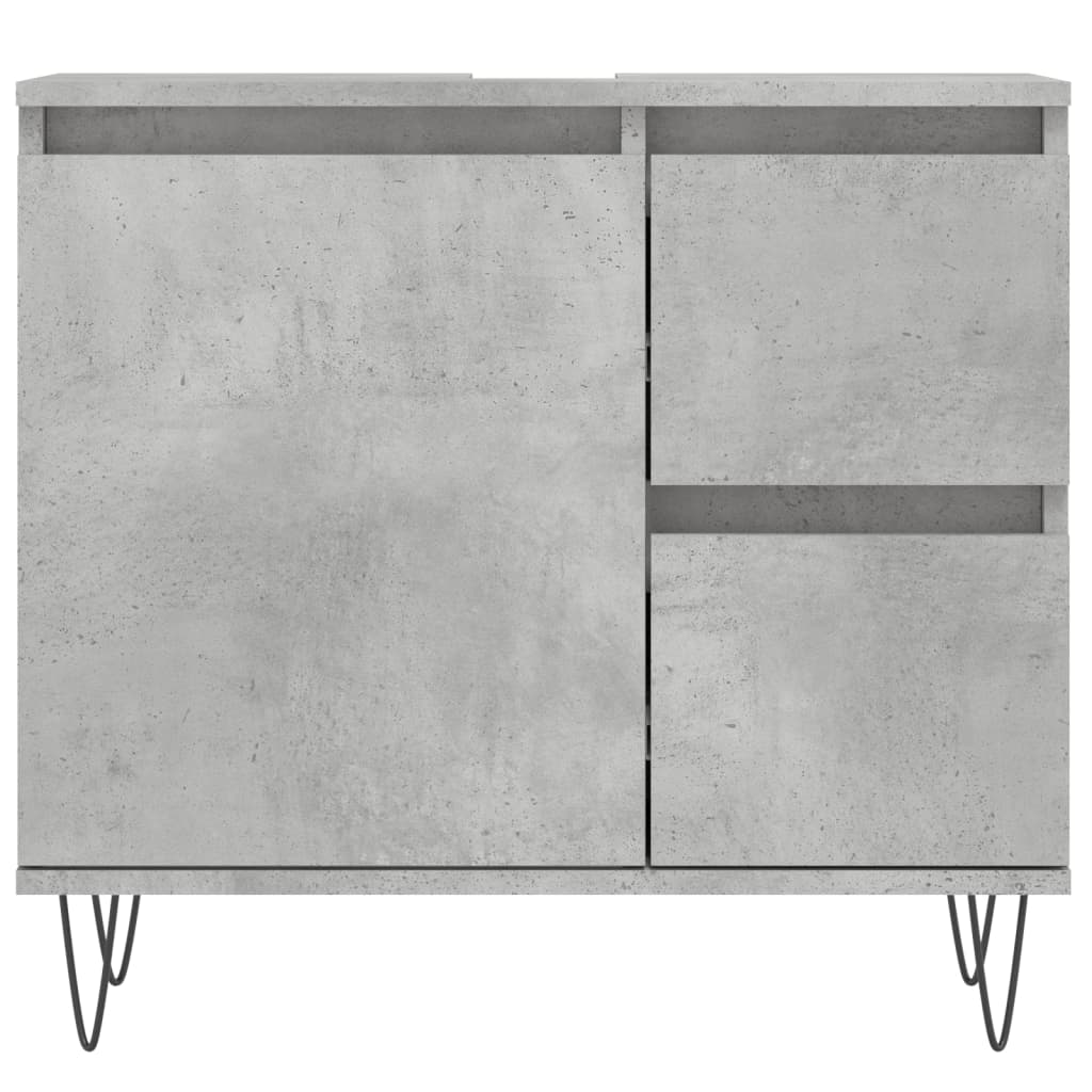 Set Mobilier De Baie, 3 Piese, , Lemn Compozit
