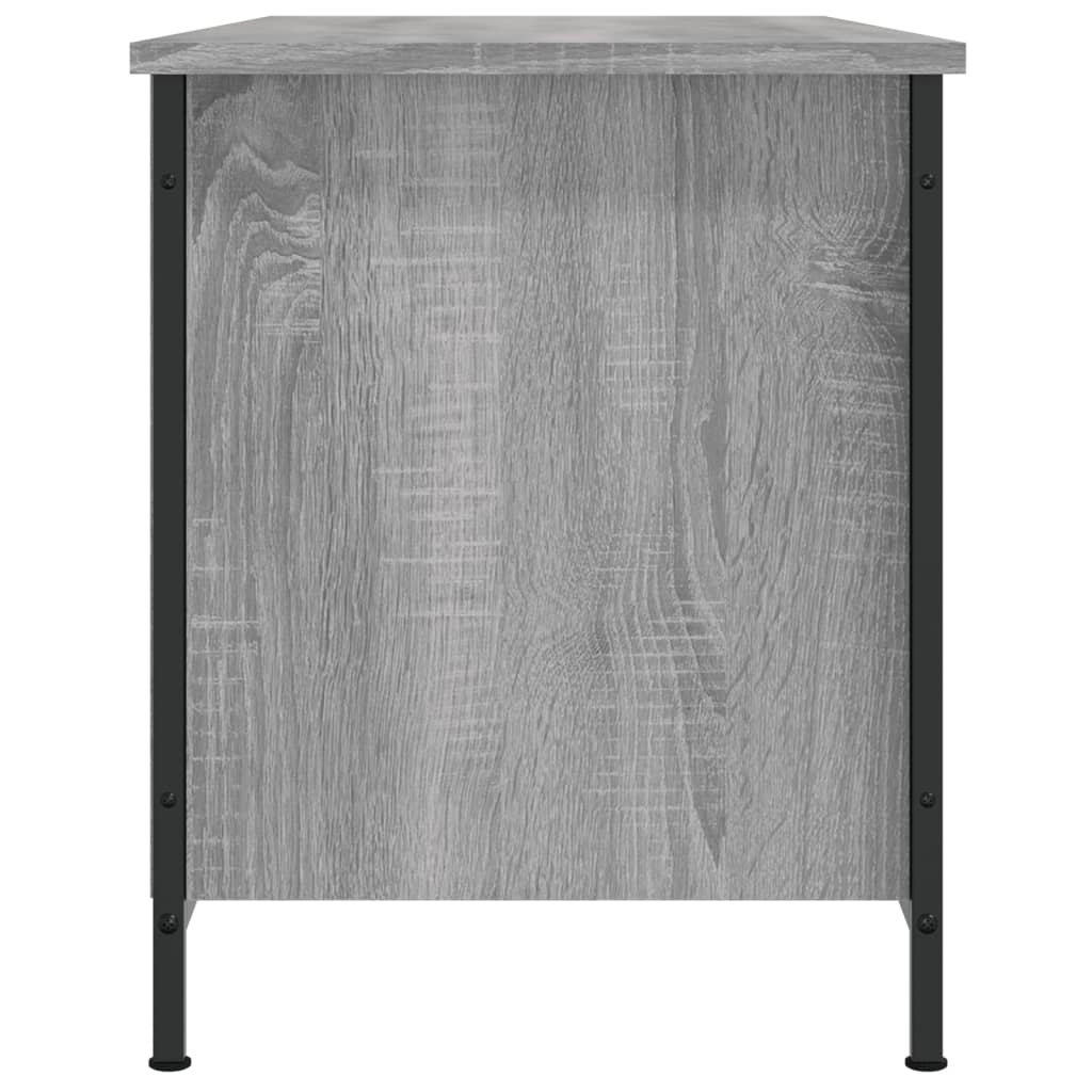 Comodă Tv, Gri Sonoma, 100X40X50 Cm, Lemn Prelucrat