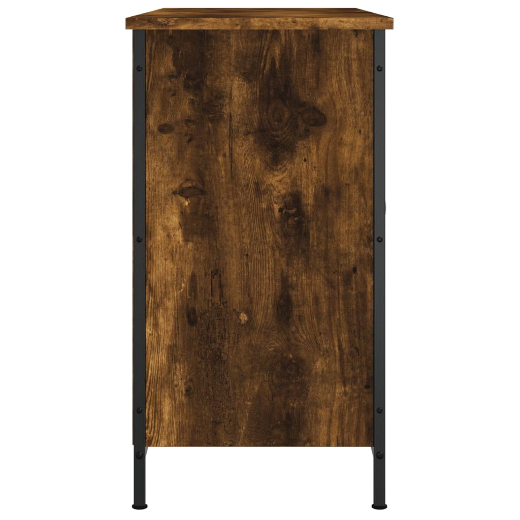 Comodă Tv, Stejar Fumuriu, 100X35X65 Cm, Lemn Compozit