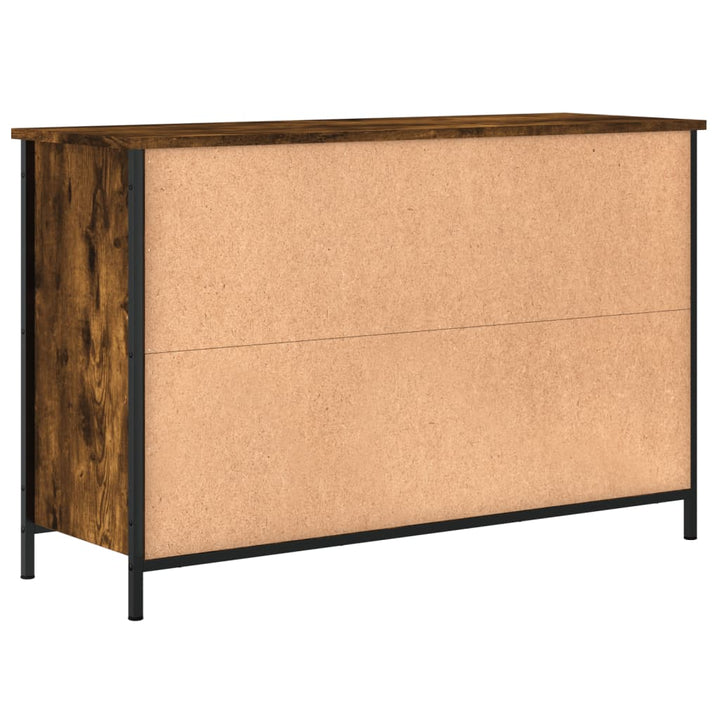 Comodă Tv, Stejar Fumuriu, 100X35X65 Cm, Lemn Compozit
