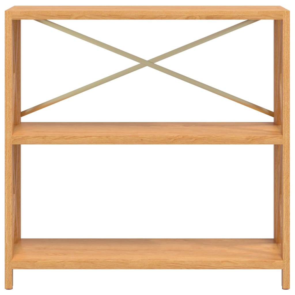 Raft Cu 3 Niveluri, 80X30X, Lemn Masiv De Stejar
