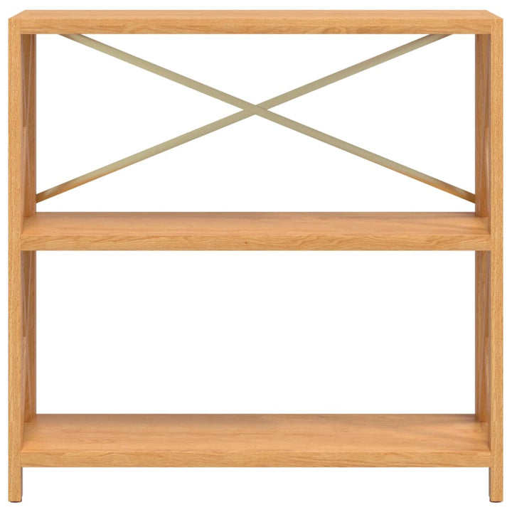 Raft Cu 3 Niveluri, 80X30X, Lemn Masiv De Stejar