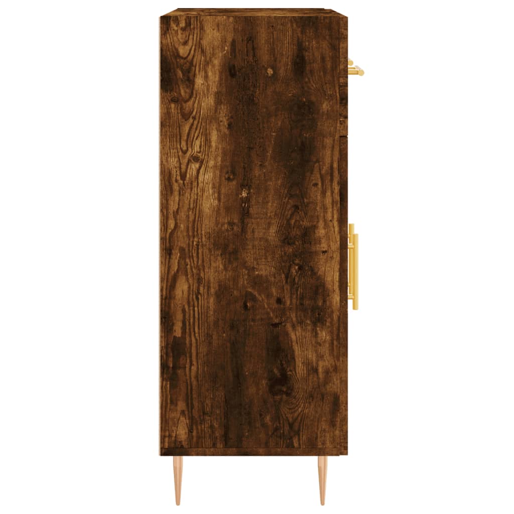 Dulap, Stejar Fumuriu, 69,5X34X90 Cm, Lemn Compozit