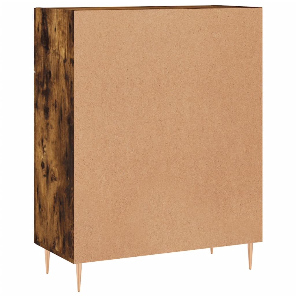 Dulap, Stejar Fumuriu, 69,5X34X90 Cm, Lemn Compozit