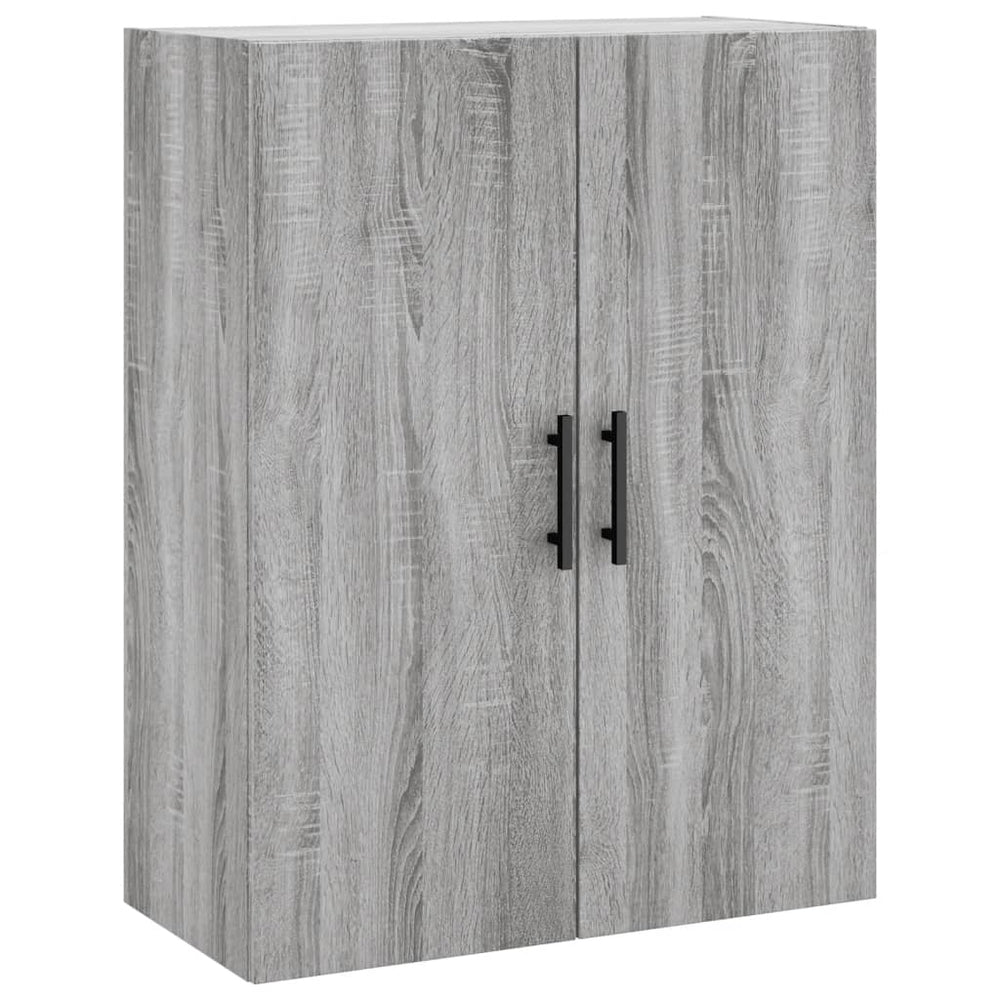 Dulap Montat Pe Perete, Gri Sonoma, 69,5X34X90 Cm