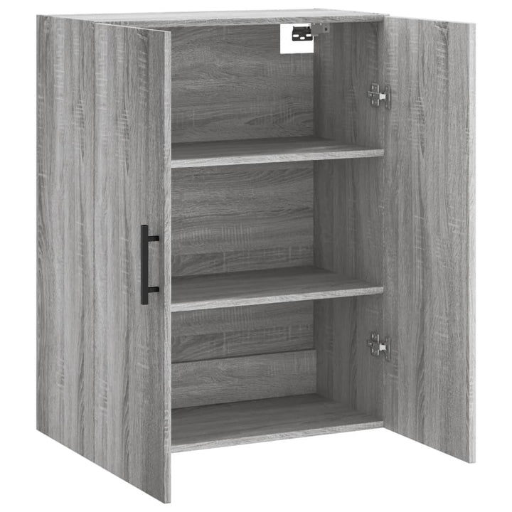 Dulap Montat Pe Perete, Gri Sonoma, 69,5X34X90 Cm