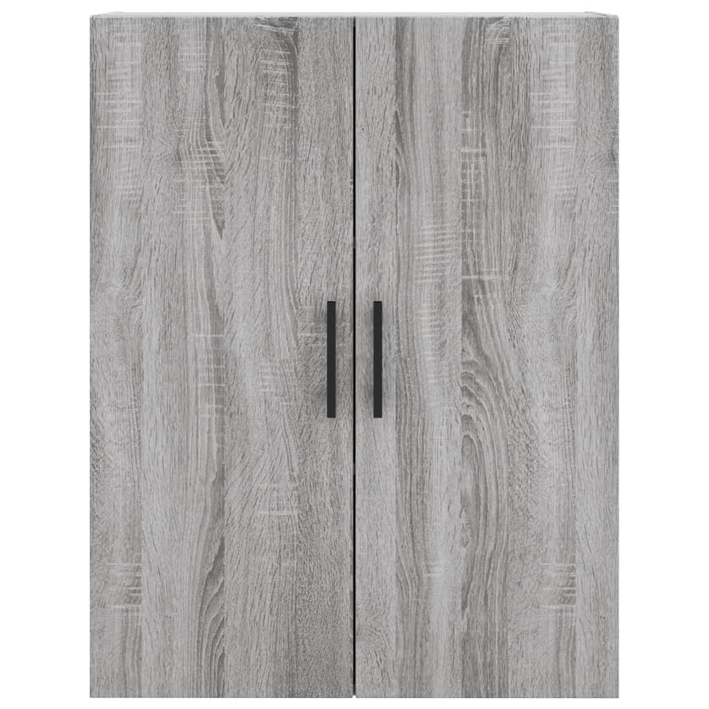 Dulap Montat Pe Perete, Gri Sonoma, 69,5X34X90 Cm