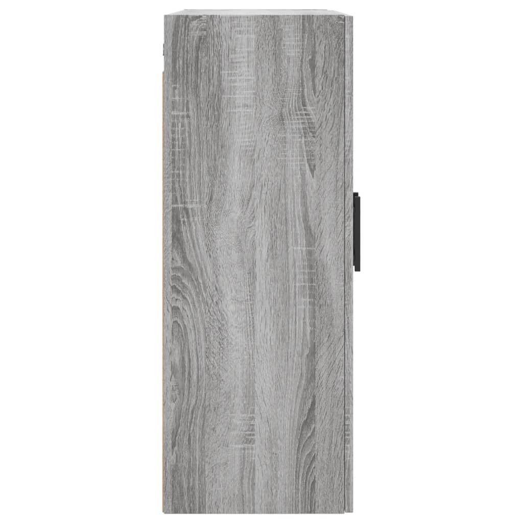 Dulap Montat Pe Perete, Gri Sonoma, 69,5X34X90 Cm
