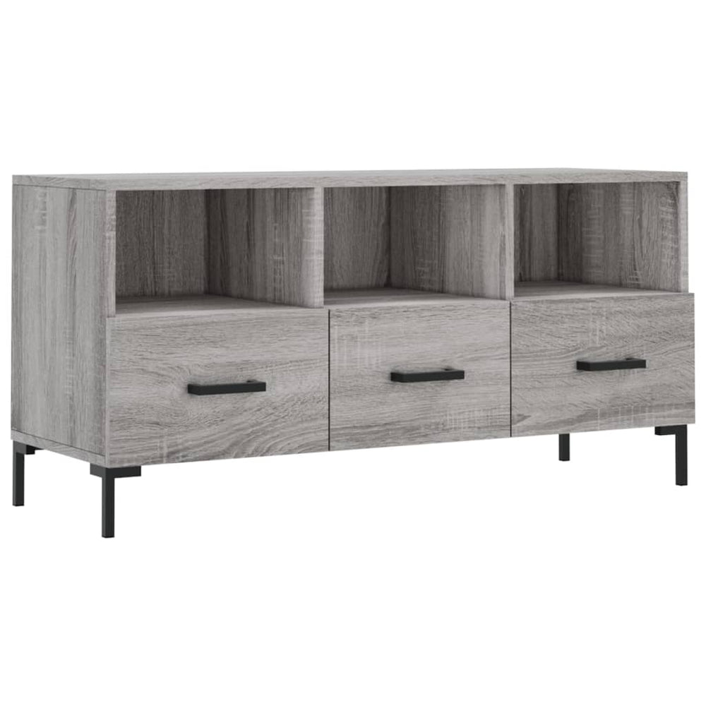 Dulap Tv, Gri Sonoma, 102X36X50 Cm, Lemn Prelucrat