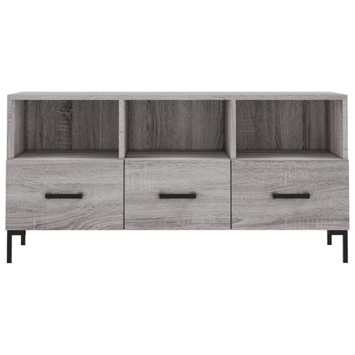 Dulap Tv, Gri Sonoma, 102X36X50 Cm, Lemn Prelucrat