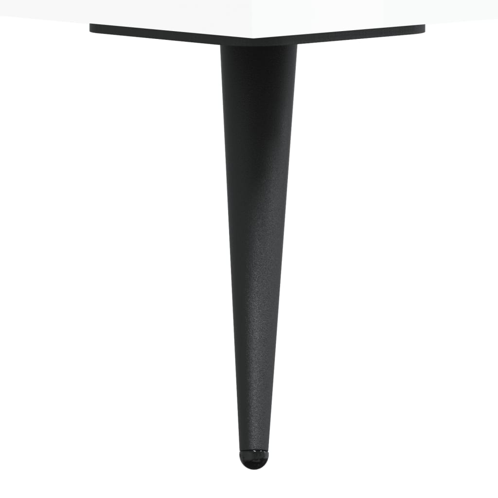Comodă Tv, Alb Extralucios, 150X36X30 Cm, Lemn Prelucrat