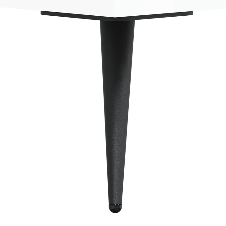 Comodă Tv, Alb Extralucios, 150X36X30 Cm, Lemn Prelucrat