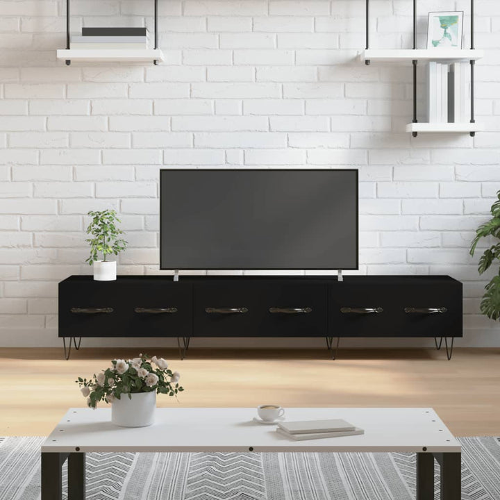 Comodă Tv, Alb Extralucios, 150X36X30 Cm, Lemn Prelucrat