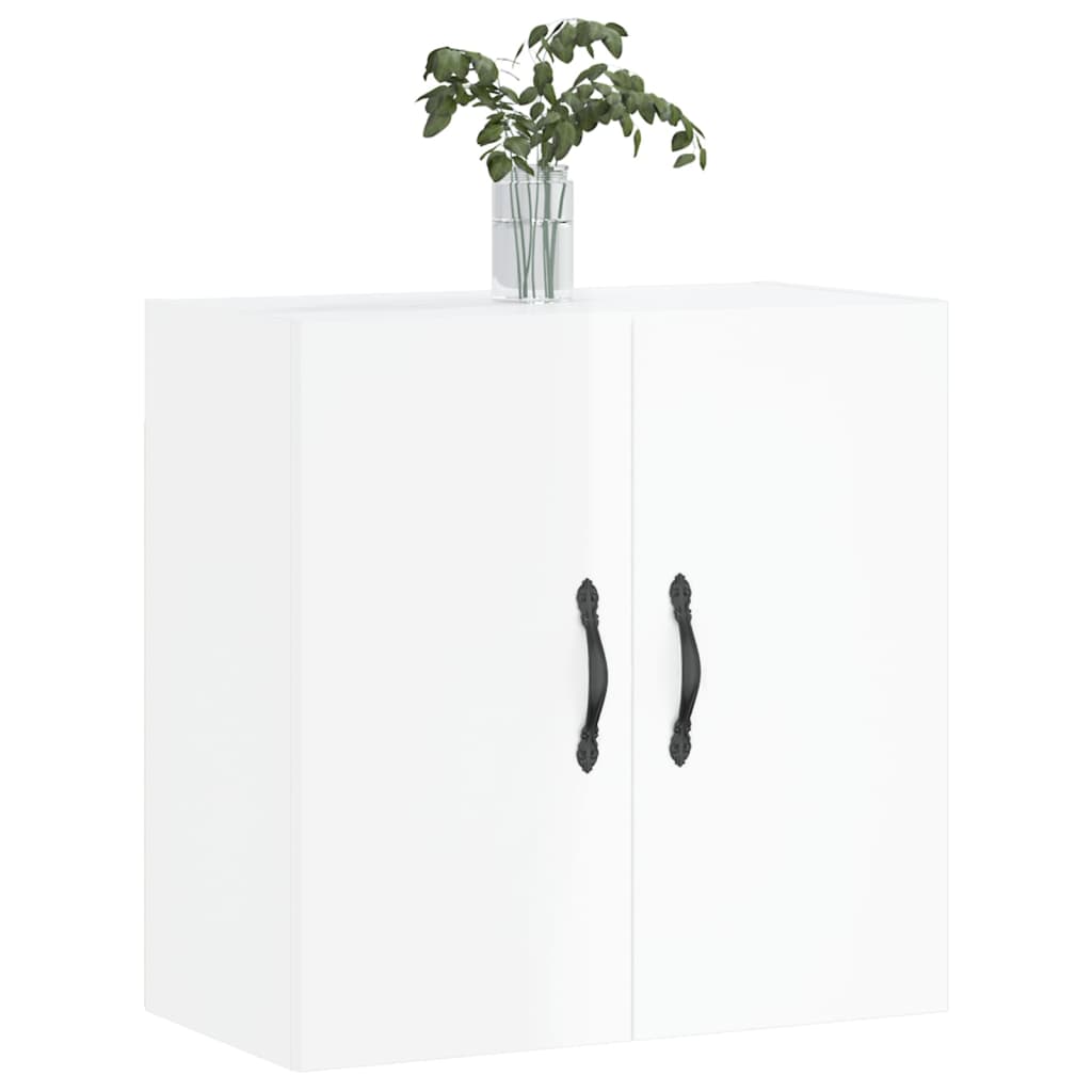 Dulap De Perete, Alb Extralucios, 60X31X60 Cm, Lemn Compozit