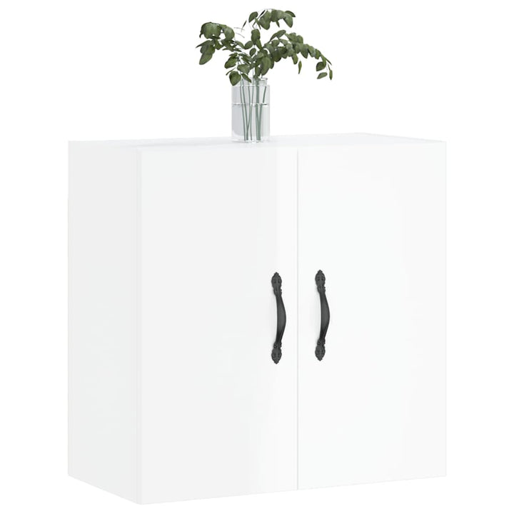 Dulap De Perete, Alb Extralucios, 60X31X60 Cm, Lemn Compozit