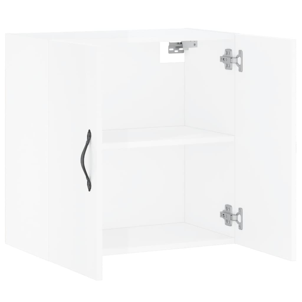 Dulap De Perete, Alb Extralucios, 60X31X60 Cm, Lemn Compozit