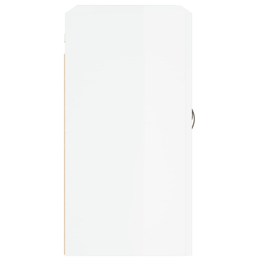 Dulap De Perete, Alb Extralucios, 60X31X60 Cm, Lemn Compozit