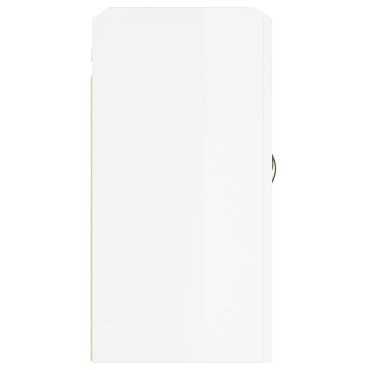 Dulap De Perete, Alb Extralucios, 60X31X60 Cm, Lemn Compozit