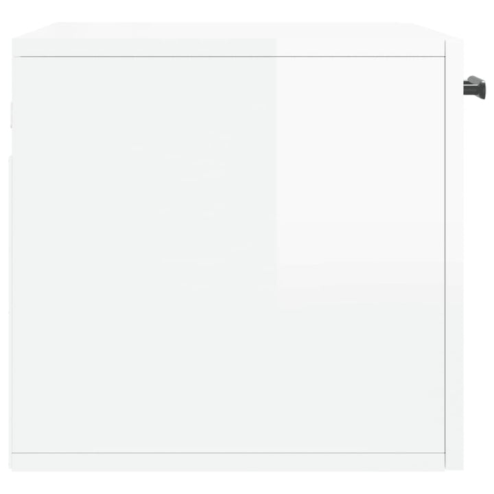 Dulap De Perete, Alb Extralucios, 60X36,5X35 Cm, Lemn Compozit