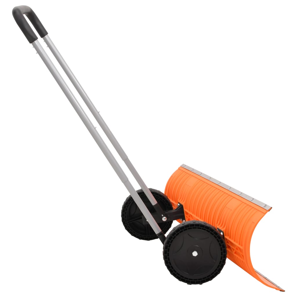 Lopată De Zăpadă Mâner Extensibil Portocaliu 96Cm Lamă Din Oțel