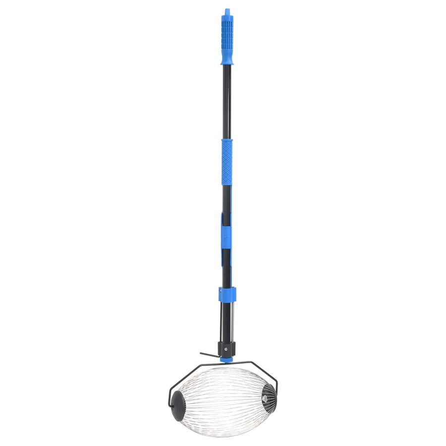 Dispozitiv De Colectare Nuci, Albastru, 127 Cm, Oțel