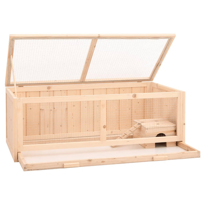 Cușcă Pentru Hamsteri, 104X52X54 Cm, Lemn Masiv De Brad