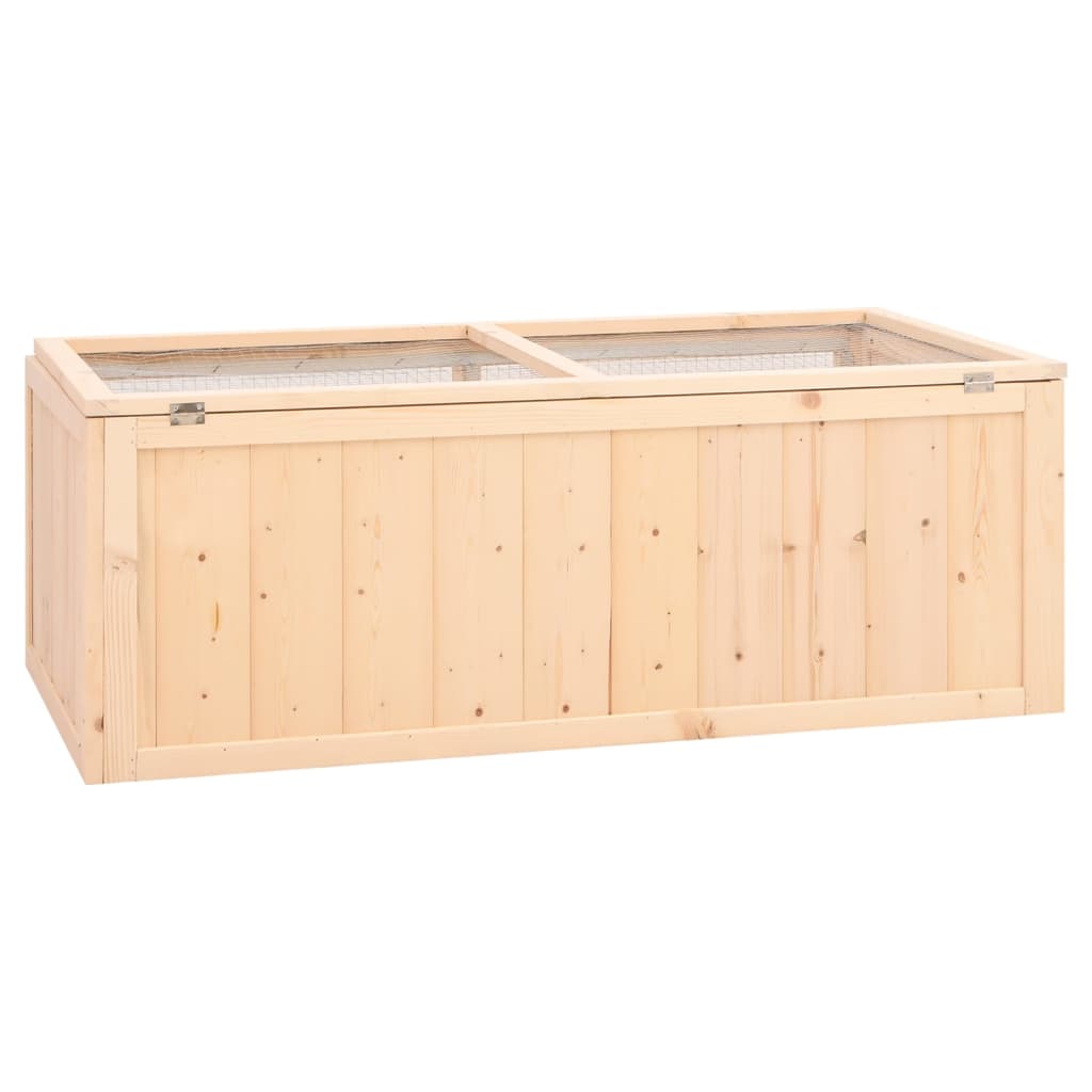 Cușcă Pentru Hamsteri, 104X52X54 Cm, Lemn Masiv De Brad