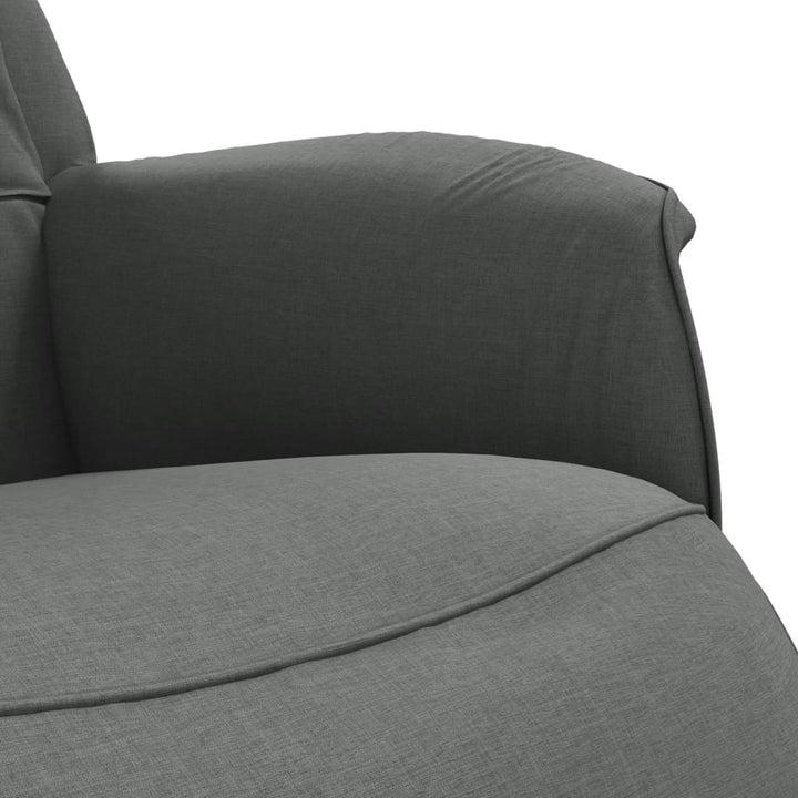 Fotoliu Rabatabil Cu Suport De Picioare, , Textil
