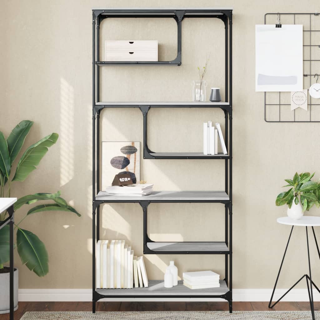 Bibliotecă, , 81X36X176 Cm, Lemn Compozit
