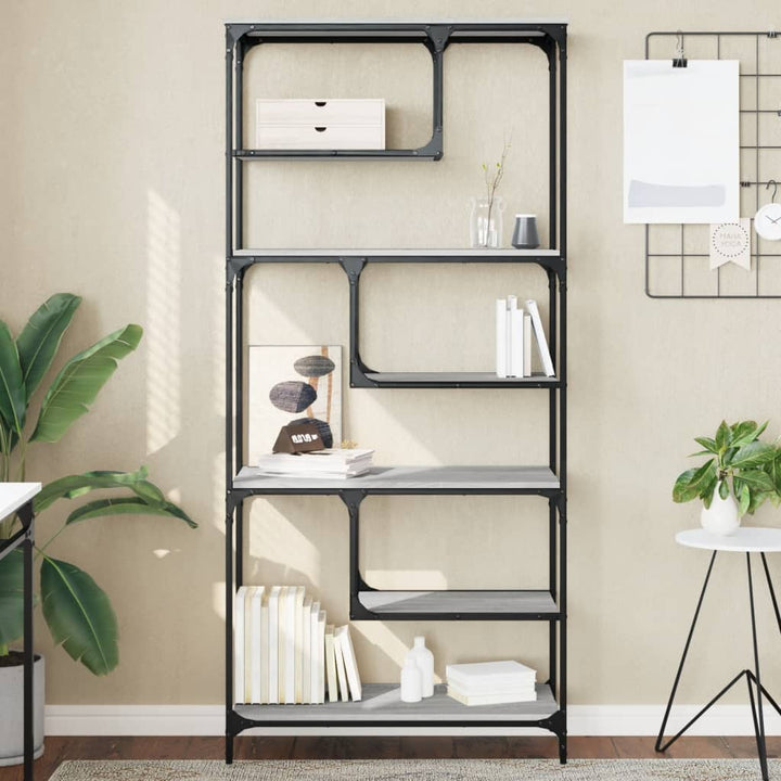 Bibliotecă, , 81X36X176 Cm, Lemn Compozit