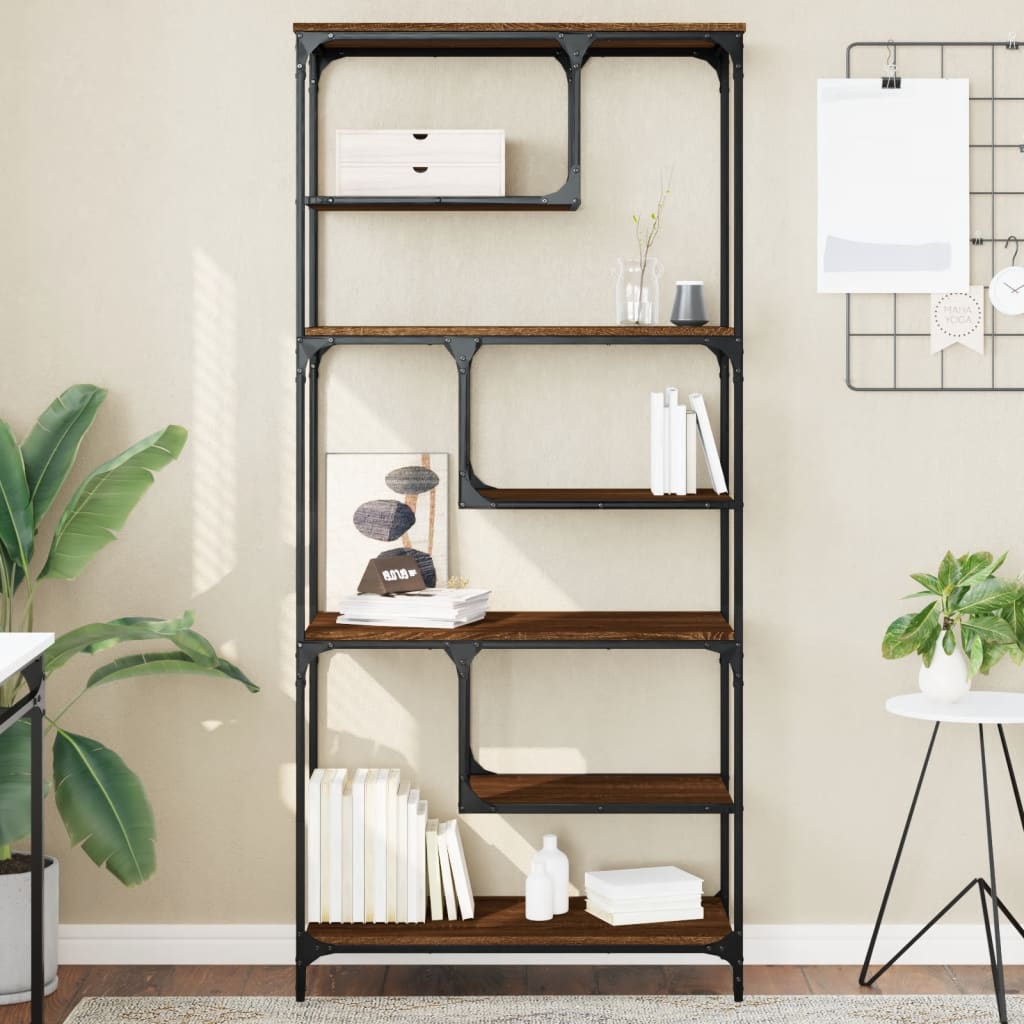 Bibliotecă, , 81X36X176 Cm, Lemn Compozit