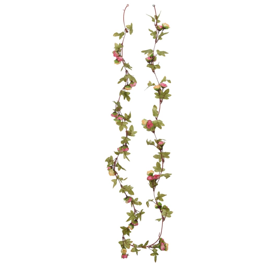 Ghirlande De Flori De Crăciun, 6 Buc., , 215 Cm