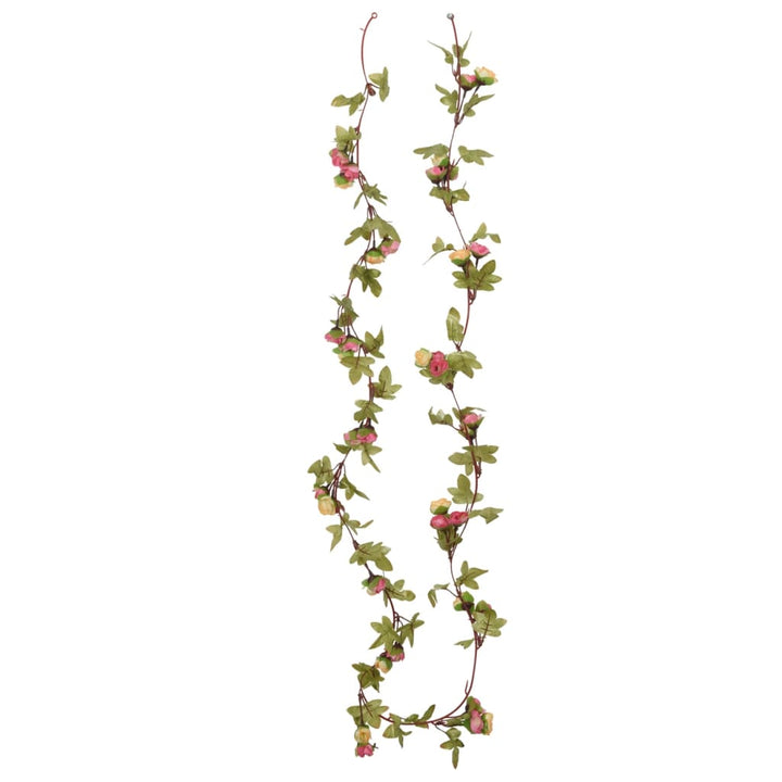 Ghirlande De Flori De Crăciun, 6 Buc., , 215 Cm