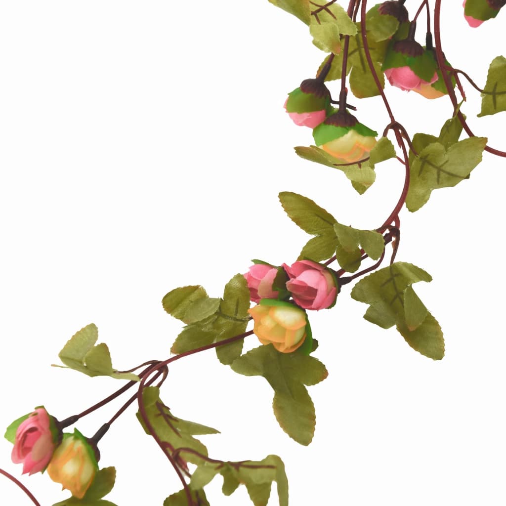 Ghirlande De Flori De Crăciun, 6 Buc., , 215 Cm