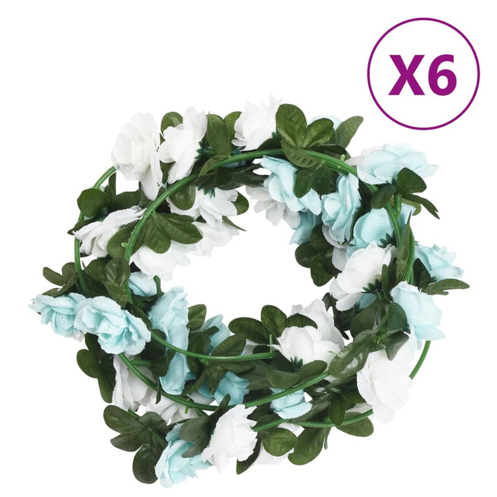 Ghirlande De Flori De Crăciun, 6 Buc., , 240 Cm