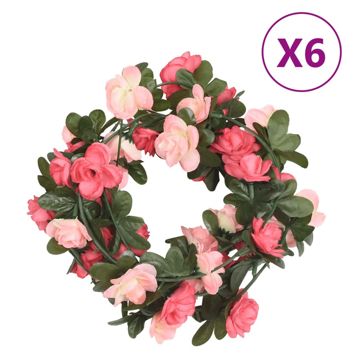 Ghirlande De Flori De Crăciun, 6 Buc., , 240 Cm