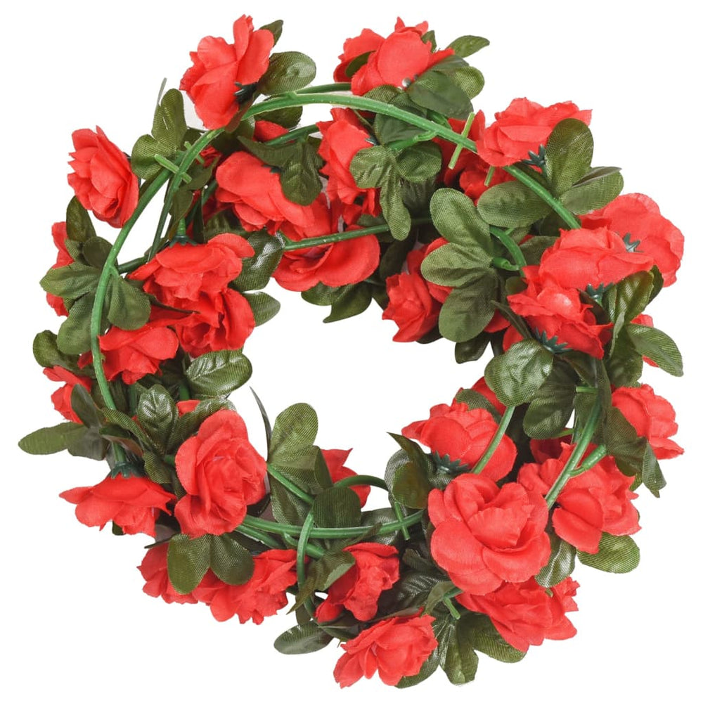 Ghirlande De Flori De Crăciun, 6 Buc., , 240 Cm