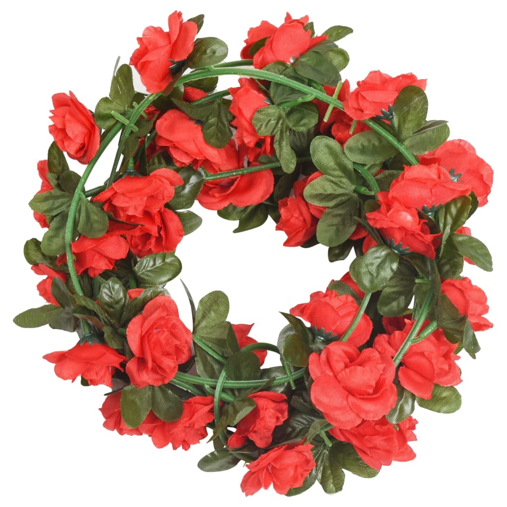 Ghirlande De Flori De Crăciun, 6 Buc., , 240 Cm