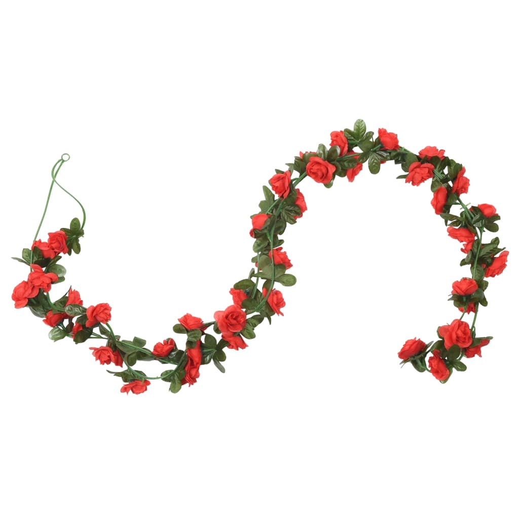 Ghirlande De Flori De Crăciun, 6 Buc., , 240 Cm